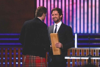 Magnus MacFarlane-Barrow e Gerard Butler